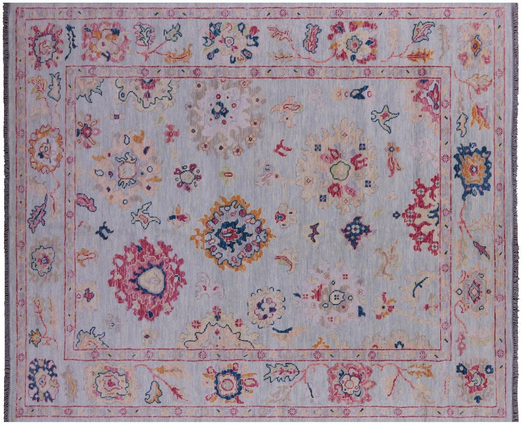 Turkish Oushak Hand Knotted Wool Rug - Manhattan Rugs