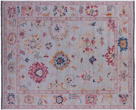 Turkish Oushak Hand Knotted Wool Rug - Manhattan Rugs