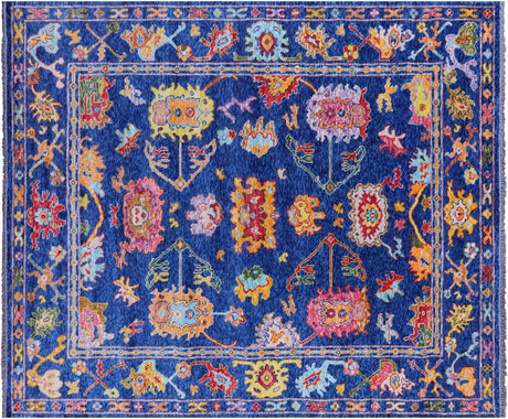 Turkish Oushak Hand-Knotted Wool Rug - Manhattan Rugs