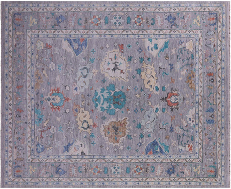 Hand-Knotted Turkish Oushak Wool Rug - Manhattan Rugs