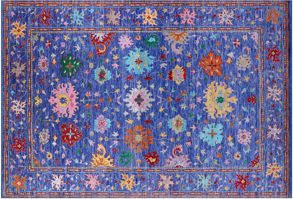 Turkish Oushak Handmade Wool Rug - Manhattan Rugs