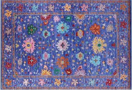 Turkish Oushak Handmade Wool Rug - Manhattan Rugs