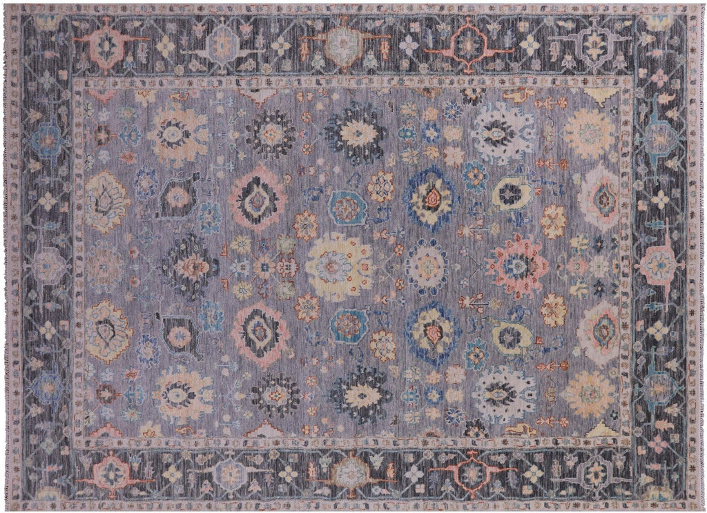 Turkish Oushak Hand-Knotted Wool Rug - Manhattan Rugs