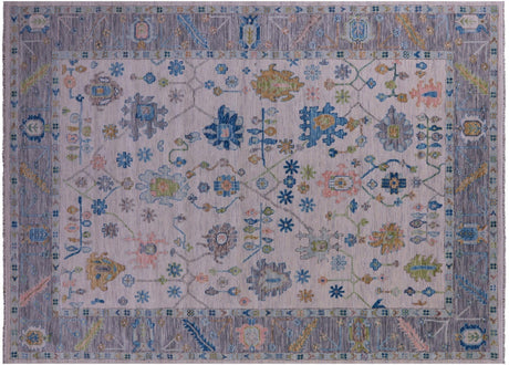 Hand-Knotted Turkish Oushak Wool Rug - Manhattan Rugs