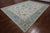 SUPER SALE Ivory 10' 1" X 13' 10" Hand-Knotted Turkish Angora Oushak Wool Rug - Q19914