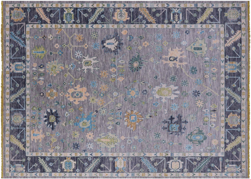 Hand-Knotted Turkish Oushak Rug - Manhattan Rugs