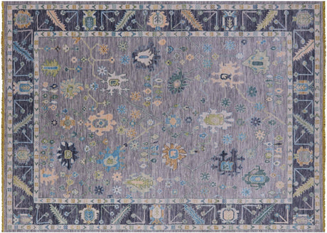 Hand-Knotted Turkish Oushak Rug - Manhattan Rugs