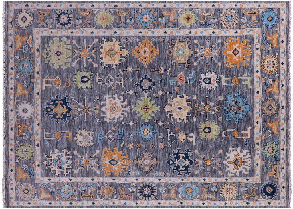 Turkish Oushak Hand Knotted Wool Rug - Manhattan Rugs
