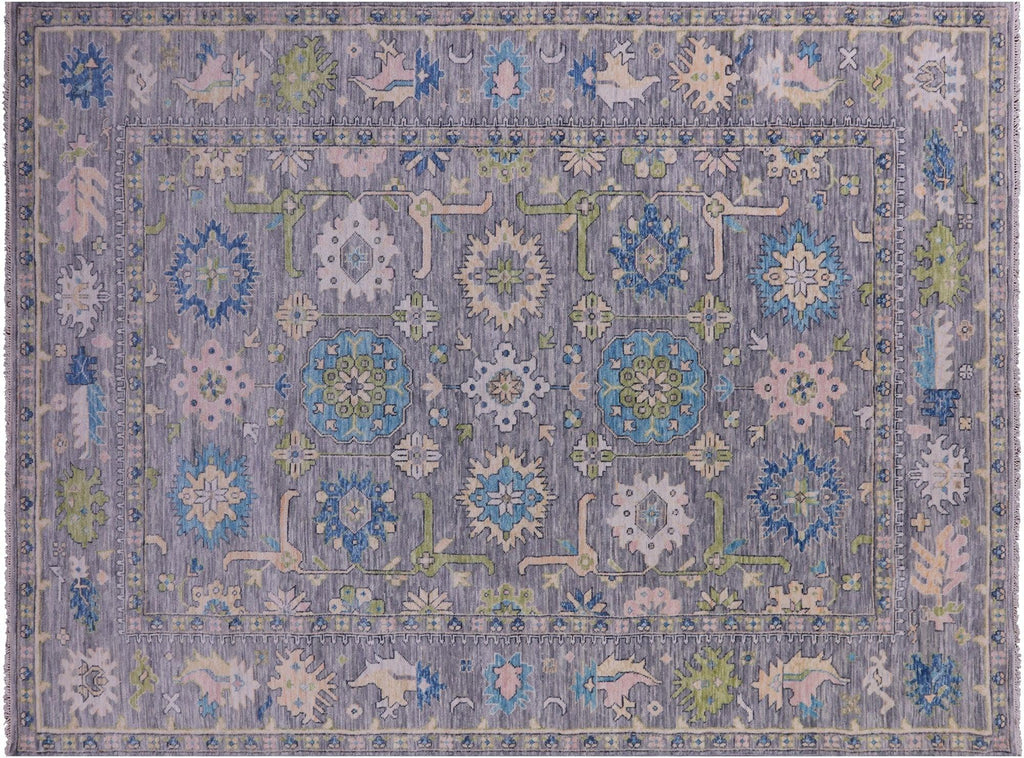Hand-Knotted Turkish Oushak Wool Rug - Manhattan Rugs