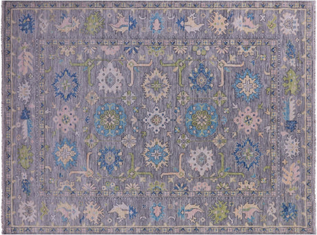 Hand-Knotted Turkish Oushak Wool Rug - Manhattan Rugs