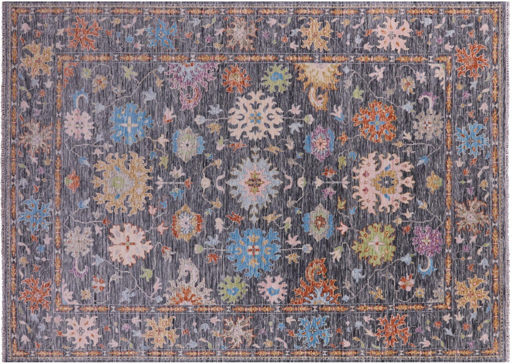 Turkish Oushak Hand Knotted Wool Rug - Manhattan Rugs
