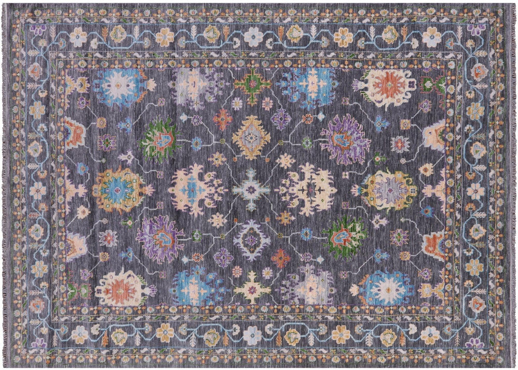 Turkish Oushak Handmade Wool Rug - Manhattan Rugs