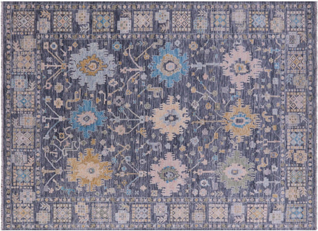 Hand Knotted Turkish Oushak Wool Rug - Manhattan Rugs
