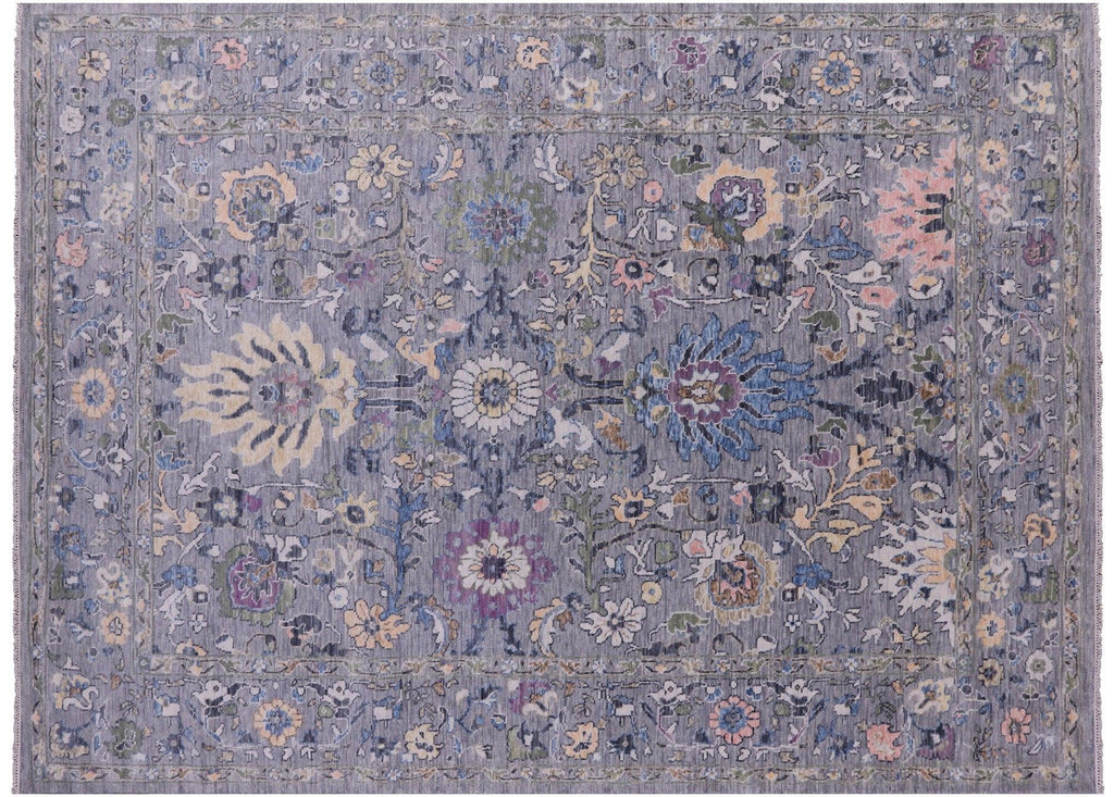 Turkish Oushak Hand Knotted Wool Rug - Manhattan Rugs
