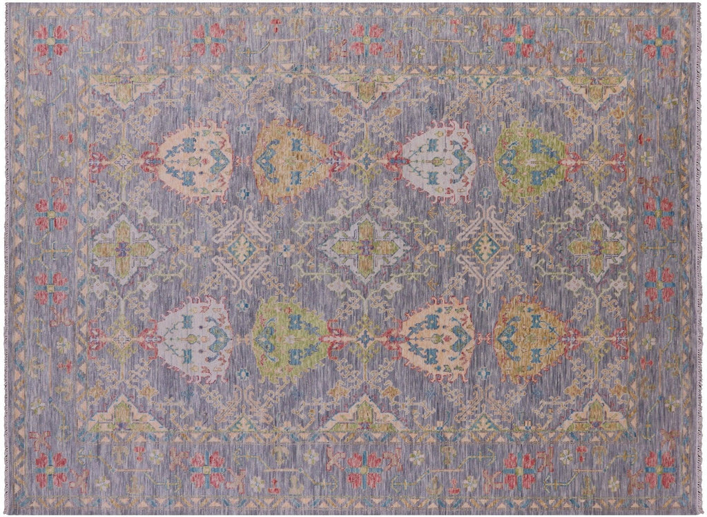 Turkish Oushak Handmade Wool Rug - Manhattan Rugs
