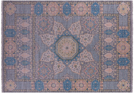Hand-Knotted Mamluk Wool Rug - Manhattan Rugs