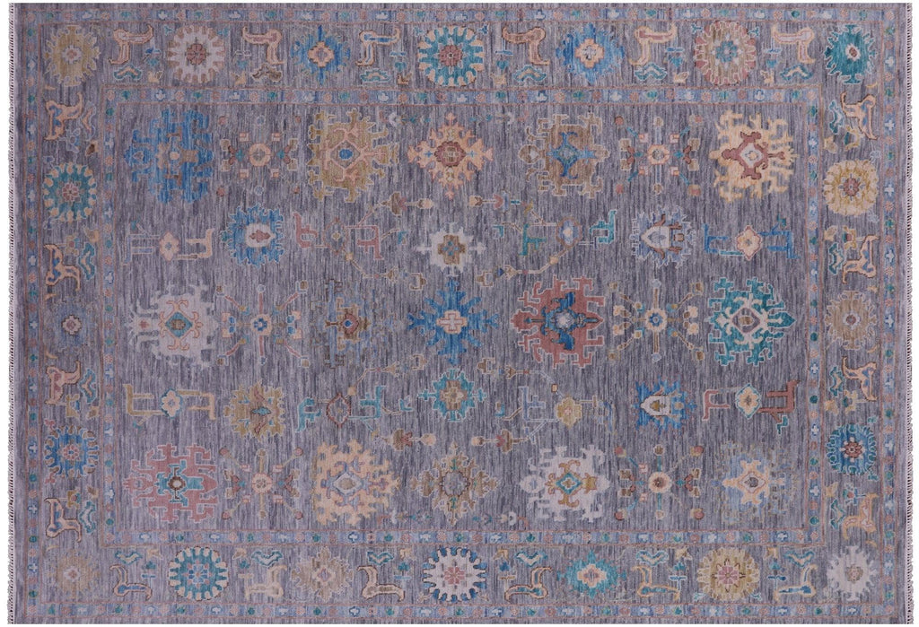 Turkish Oushak Hand Knotted Wool Rug - Manhattan Rugs