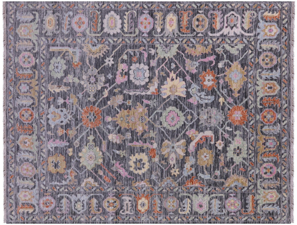 Turkish Oushak Hand Knotted Wool Rug - Manhattan Rugs
