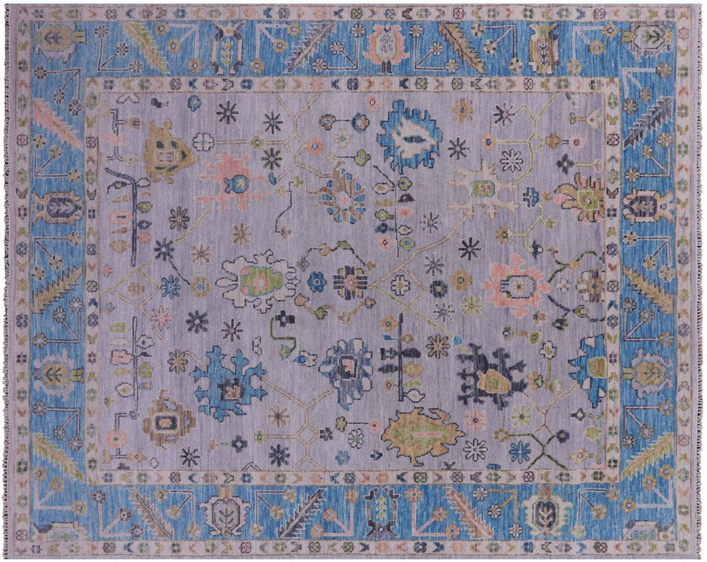 Turkish Oushak Hand-Knotted Wool Rug - Manhattan Rugs