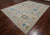SUPER SALE Ivory Turkish Angora Oushak Handmade Wool Rug 9' 2" X 12' 0" - Q20027