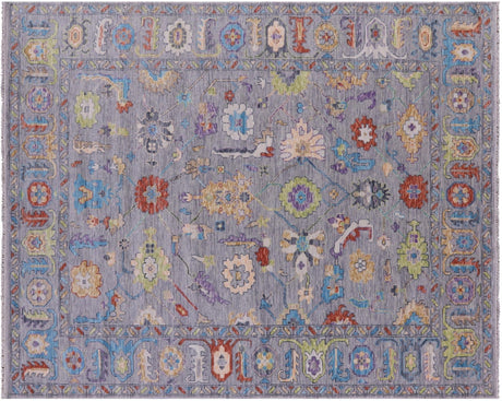 Turkish Oushak Hand-Knotted Wool Rug - Manhattan Rugs