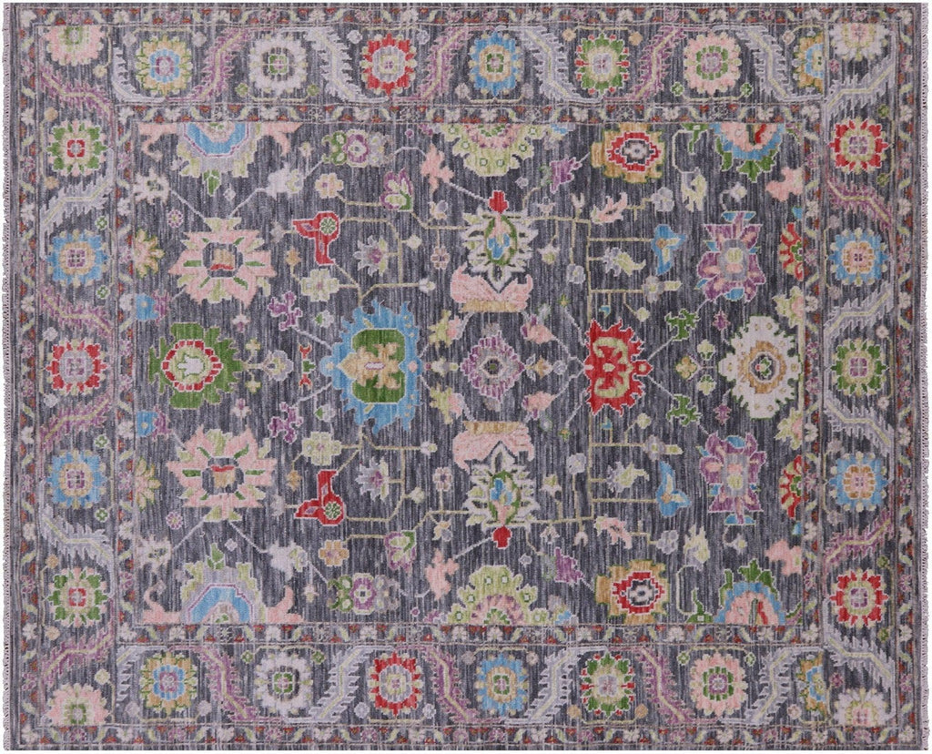 Turkish Oushak Hand-Knotted Wool Rug - Manhattan Rugs