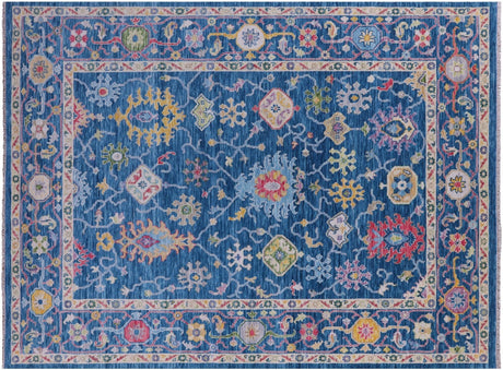 Turkish Oushak Hand Knotted Wool Rug - Manhattan Rugs