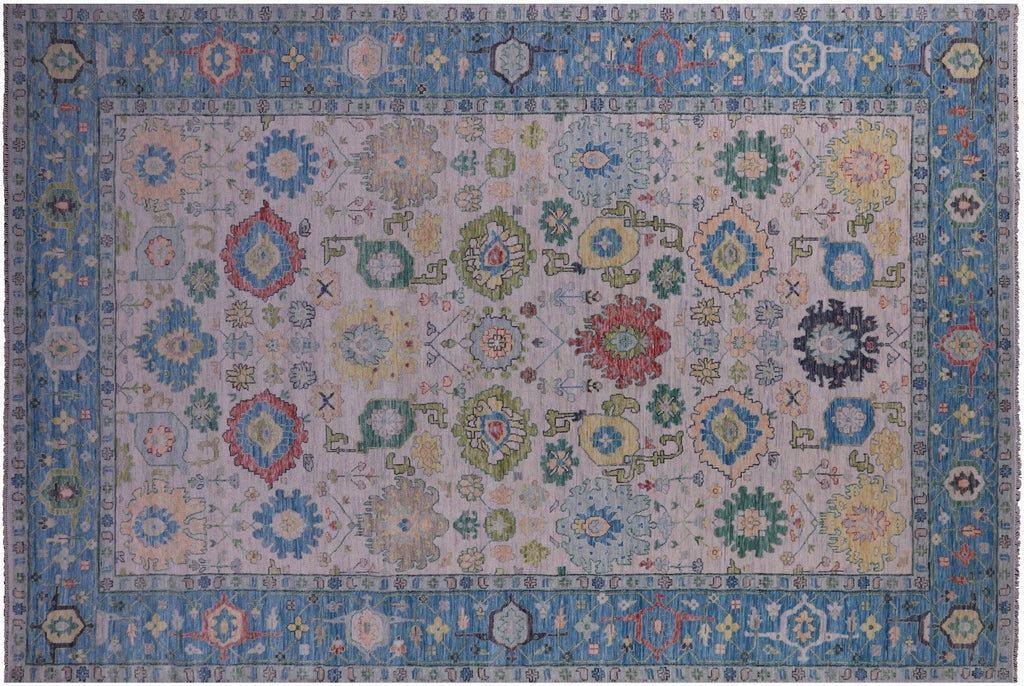 Turkish Oushak Hand Knotted Wool Rug - Manhattan Rugs