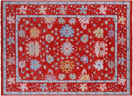Turkish Oushak Hand Knotted Wool Rug - Manhattan Rugs