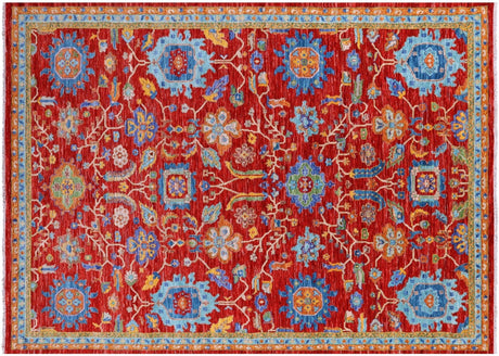Turkish Oushak Hand Knotted Wool Rug - Manhattan Rugs