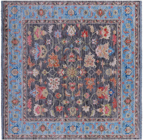 Square Heriz Serapi Handmade Wool Rug - Manhattan Rugs