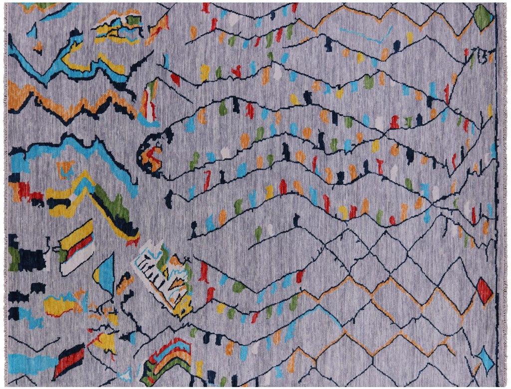 Moroccan Hand Knotted Wool Rug - Manhattan Rugs