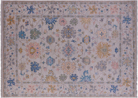 Hand-Knotted Turkish Oushak Wool Rug - Manhattan Rugs