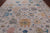 SUPER SALE Ivory Hand-Knotted Turkish Angora Oushak Wool Rug 10' 0" X 14' 2" - Q20082