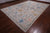 SUPER SALE Ivory Hand-Knotted Turkish Angora Oushak Wool Rug 10' 0" X 14' 2" - Q20082