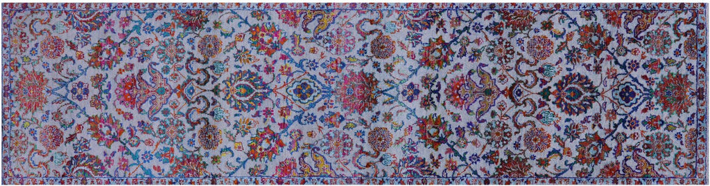 Runner Persian Tabriz Wool & Silk Handmade Rug - Manhattan Rugs