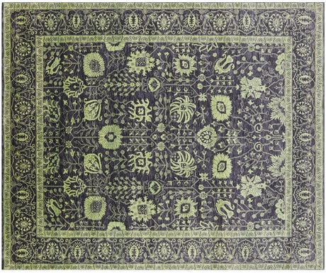 Persian Tabriz Wool & Silk Hand-Knotted Rug - Manhattan Rugs