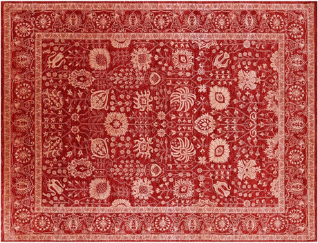 Persian Tabriz Wool & Silk Hand Knotted Rug - Manhattan Rugs