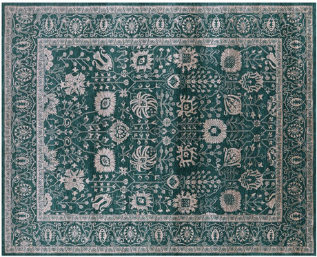 Persian Tabriz Wool & Silk Hand Knotted Rug - Manhattan Rugs