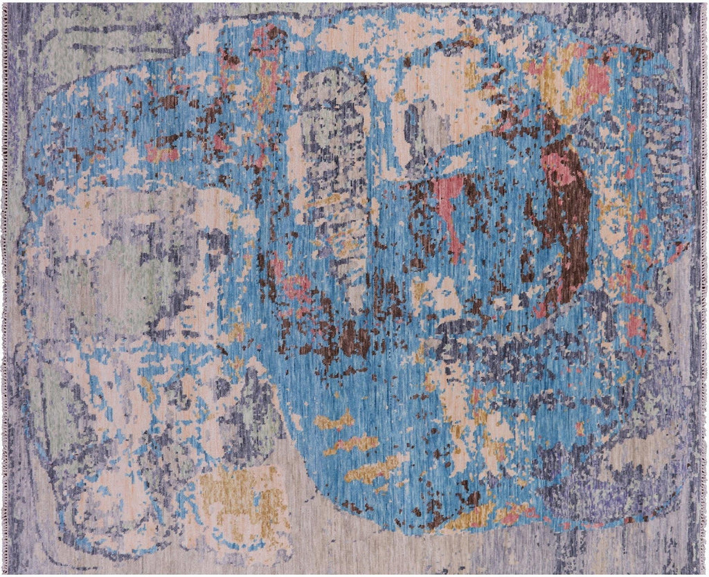 Abstract Modern Handmade Wool Rug - Manhattan Rugs