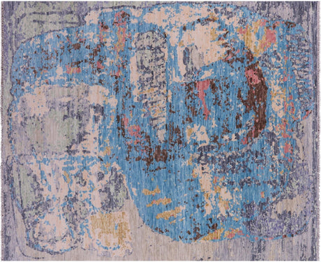 Abstract Modern Handmade Wool Rug - Manhattan Rugs