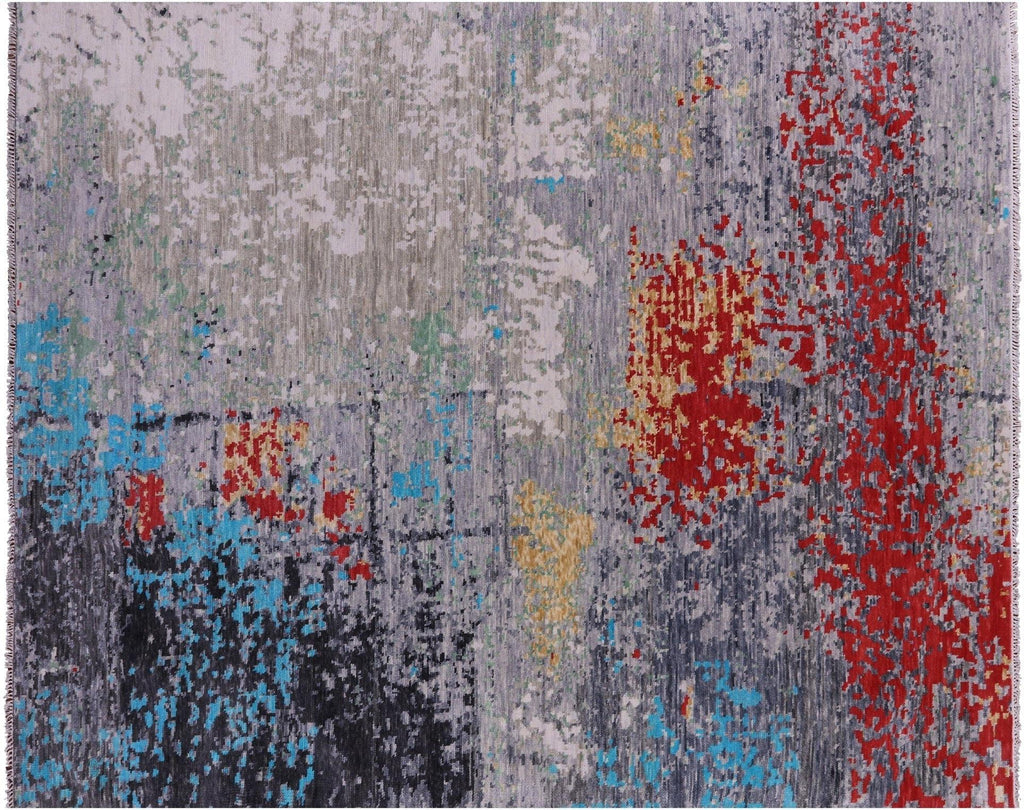 Abstract Modern Hand-Knotted Rug - Manhattan Rugs
