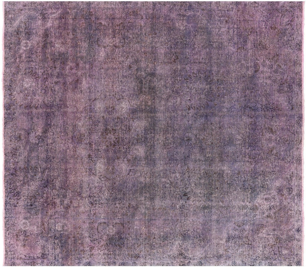 Square Persian Overdyed Hand Knotted Rug - Manhattan Rugs