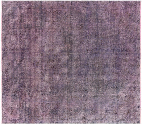 Square Persian Overdyed Hand Knotted Rug - Manhattan Rugs