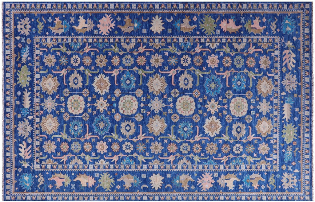 Turkish Oushak Hand Knotted Wool Rug - Manhattan Rugs