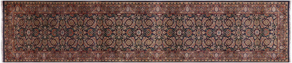 Persian Hill Herati Handmade Wool Runner Rug - Manhattan Rugs