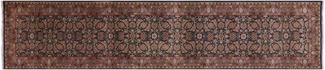 Persian Hill Herati Handmade Wool Runner Rug - Manhattan Rugs