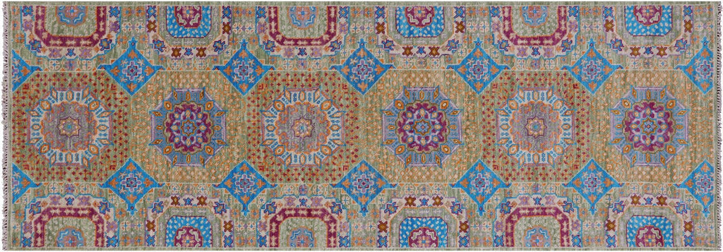 Runner Mamluk Hand Knotted Wool Rug - Manhattan Rugs