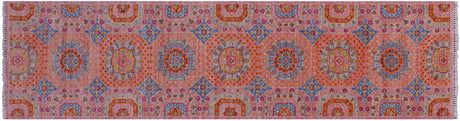 Runner Handmade Mamluk Wool Rug - Manhattan Rugs