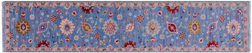 Runner Turkish Oushak Handmade Wool Rug - Manhattan Rugs